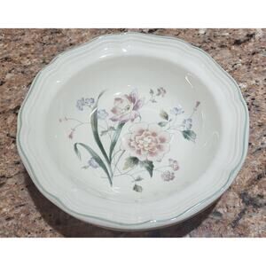 Mikasa Heritage F2013 Peony Bouquet Cereal Bowl (Qty 2-Good) Japan 7 1/2" D